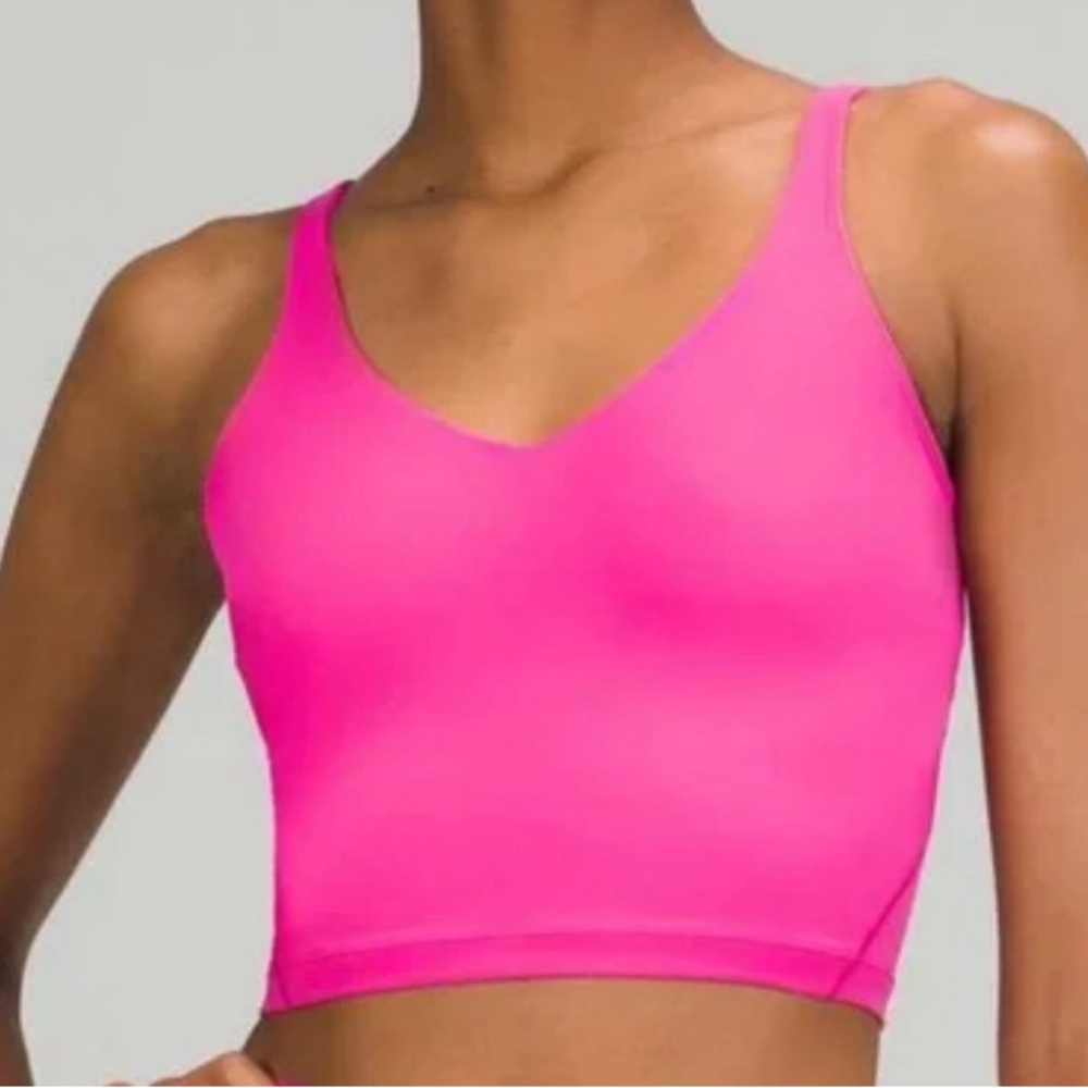 Pink lululemon align tank